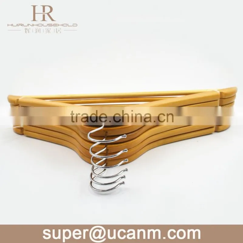 HRW-6611N maple wood A Grade cheap suit hanger