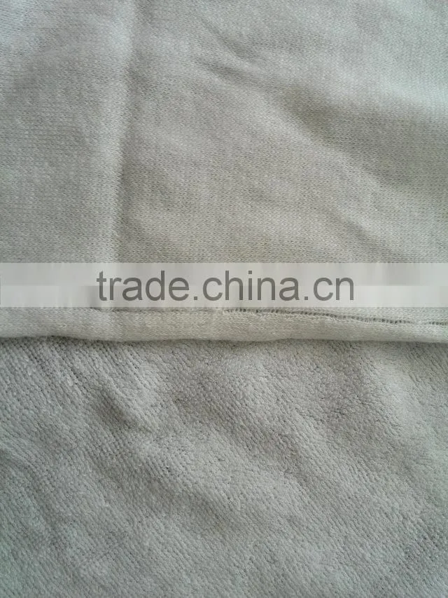 knit organic bamboo towel fabric