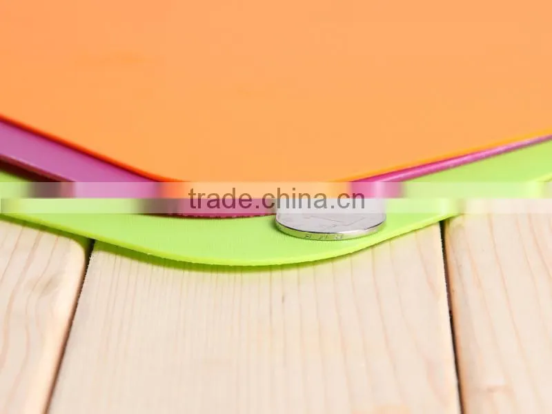 plastic cutting board outside