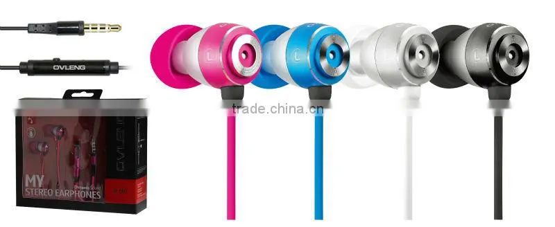 Consumer electronic color metal earphone for all watch phones