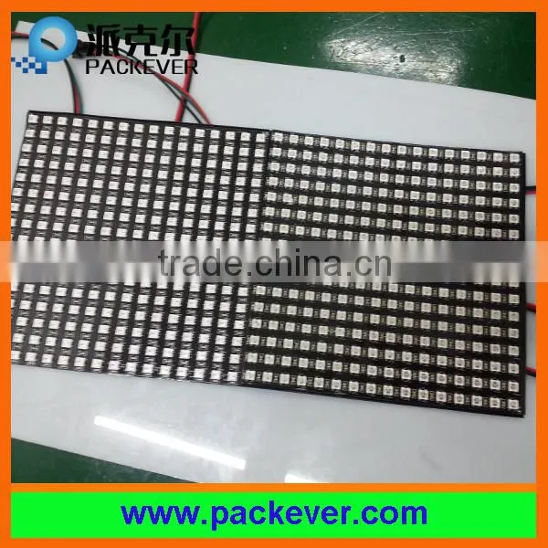 16x16 RGB color programmable ws2812 ws2812B flex led matrix display