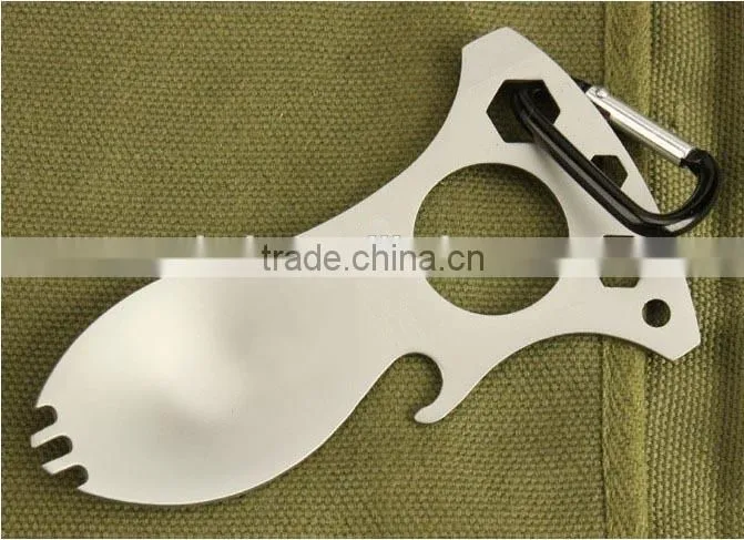 OEM Multifunction knife spoon with bottle opener