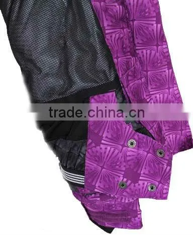 women purple winter ski jacket for women