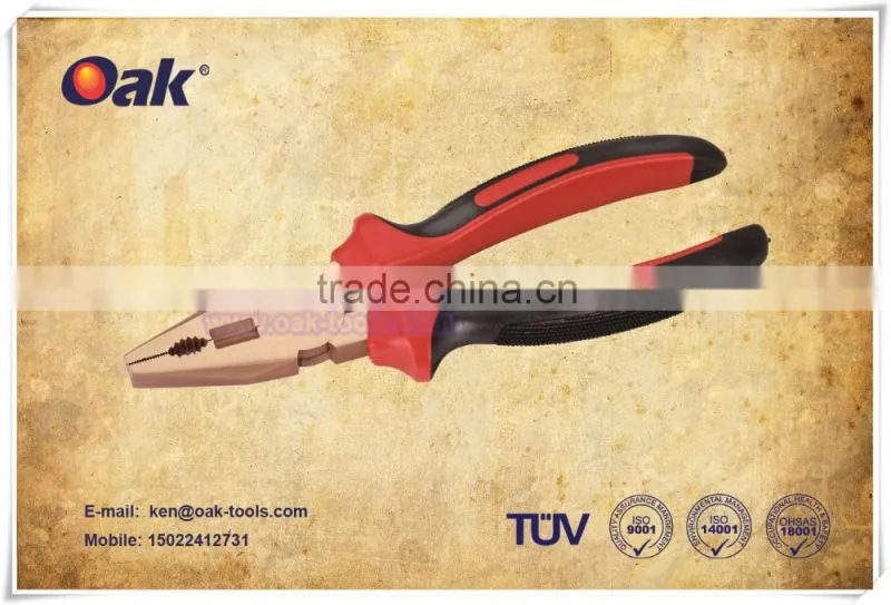 sparkless Beryllium Copper 6 inch COMBINATION PLIER high quality supplier