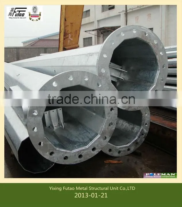 high mast flood lighting poles