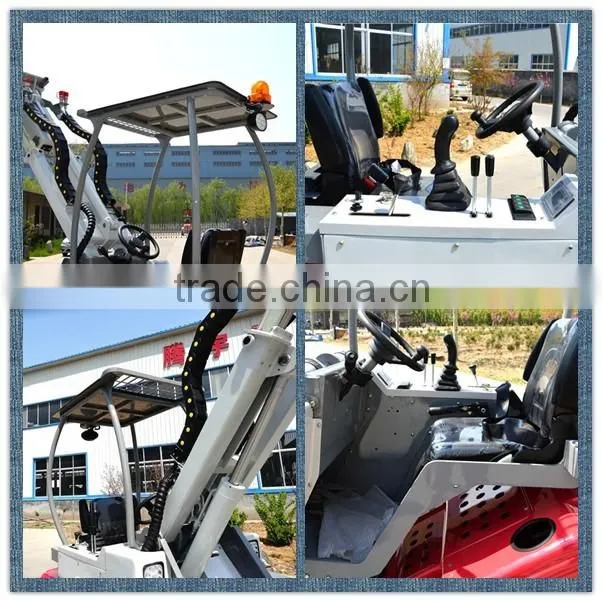 Mini 4-wheel-drive loader, small wheel loader on sale