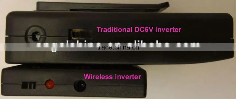 rechargeable wireless panel with wireless inverter at strong sensitivity