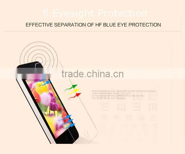 Smooth touch screen protective film for mobile phone,premium tempered glass film for iphone