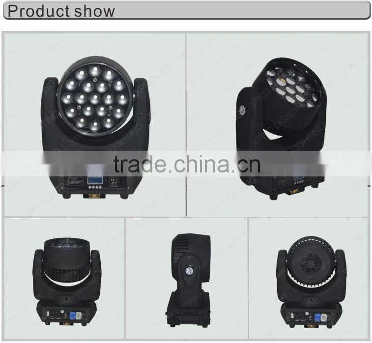 Led stage special effects 19pcs 12w high brightness 4in1 dmx512 moving head hot sale in India