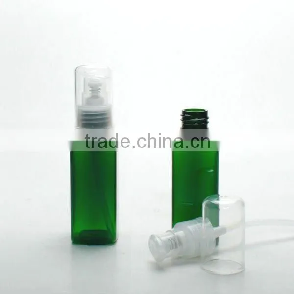 Treatment pump PET 60ml Square Green Clear