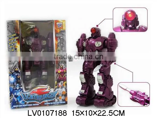 Popular bo toy robot transformation car with music and light