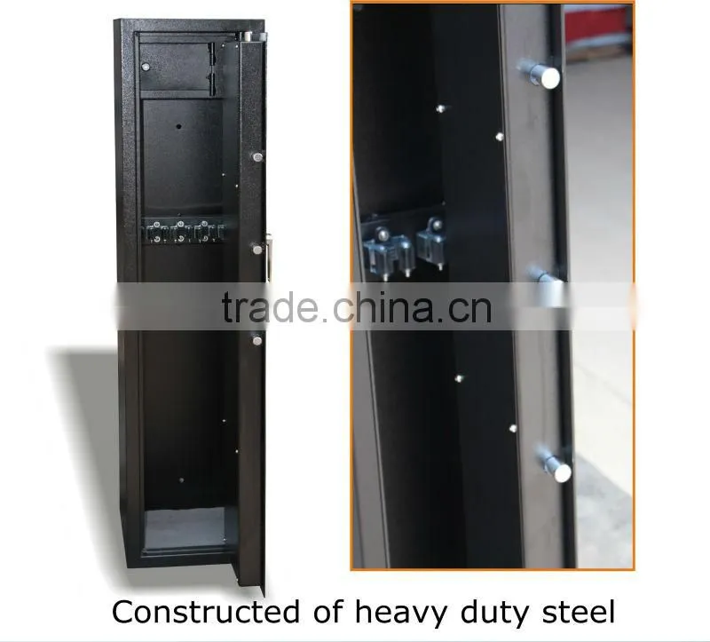 mechanical keylock gun safe with handle for guns and ammos