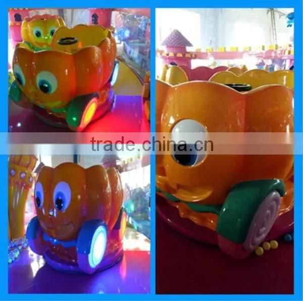 New design amusement park electric train pumpkin castle joy spray cart car amusement game