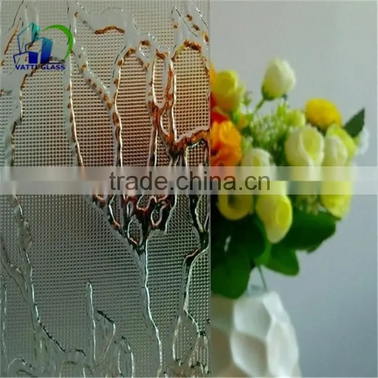 blue green bronze frosted glass pattern/sell clear patterned glass/obscure glass pattern glass