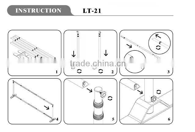 Adjustable fabric display system