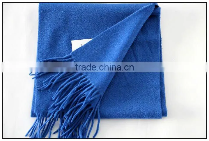 100% cashmere print scarf.