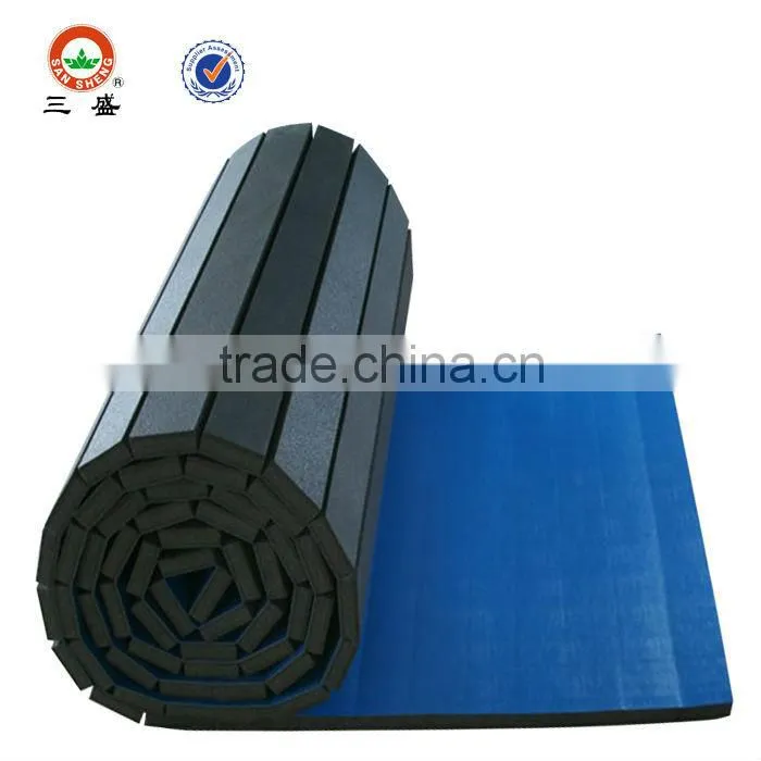 flexi roll with carpet face ,Roll up wrestling mat, cheerleading mats ,flexi roll gymnastic mats