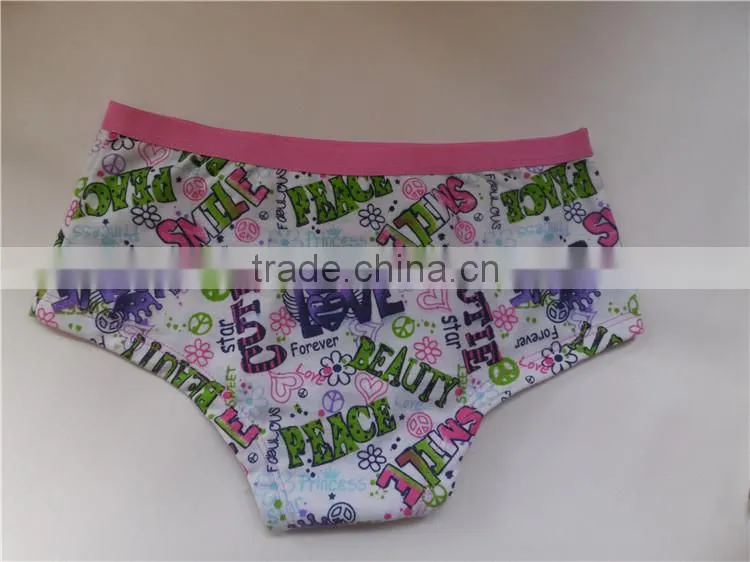 Best quality new design child cotton panty sexy children underwear