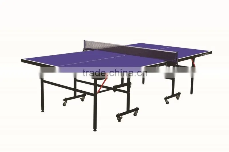 2016 New design blue color folded portable pong table