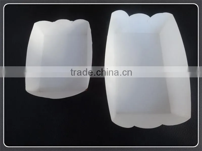 Custom Printed FDA SGS Paper Disposable Food Trays
