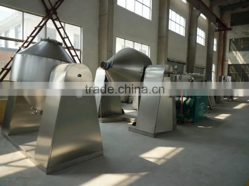SZG 500L Double Conical Rotary Vacuum Dryer 6 rpm 1100kg
