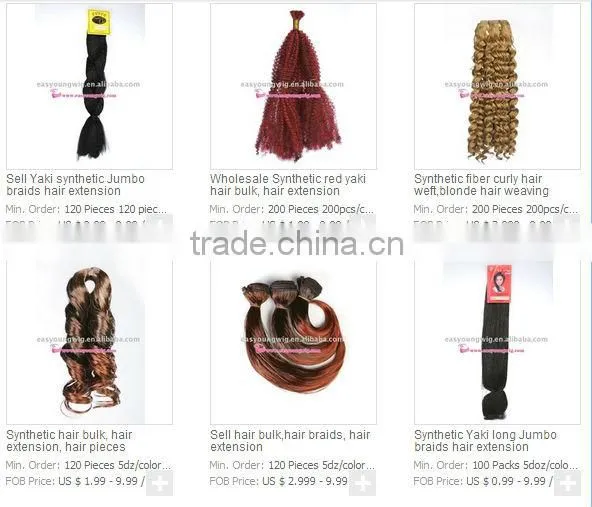 Hair extension synthetic braiding hair Hot selling soft dread lock synthetic braiding hair