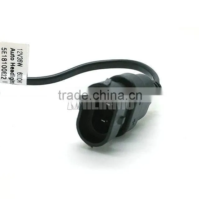 Universal Car Headlights 36W 3COB 3300LM LED H8 H9 H11 6000K White 3000K Yellow Amber LED COB Headlamp