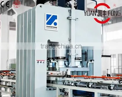 Laminating flooring short cycle hot press / Laminating flooring press machine