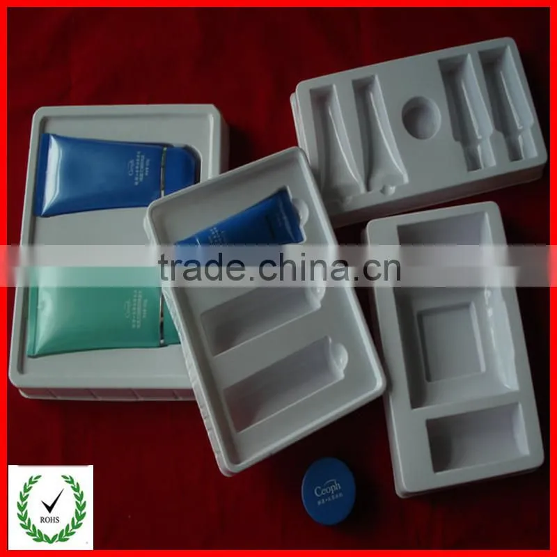 PVC clear Vacuum blister box for nail polish bottle