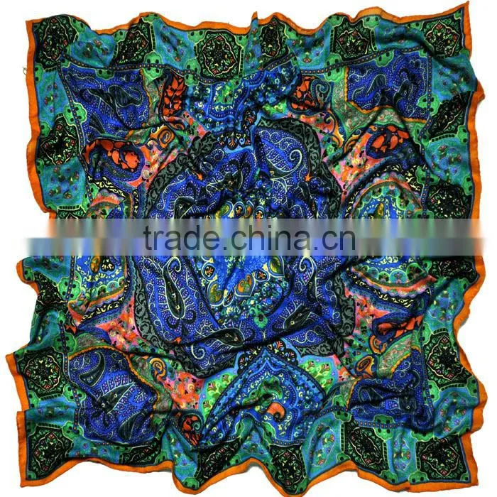 Factory Direct Free Sample No MOQ Custom Silk Wool Scarves Manufacturer in China