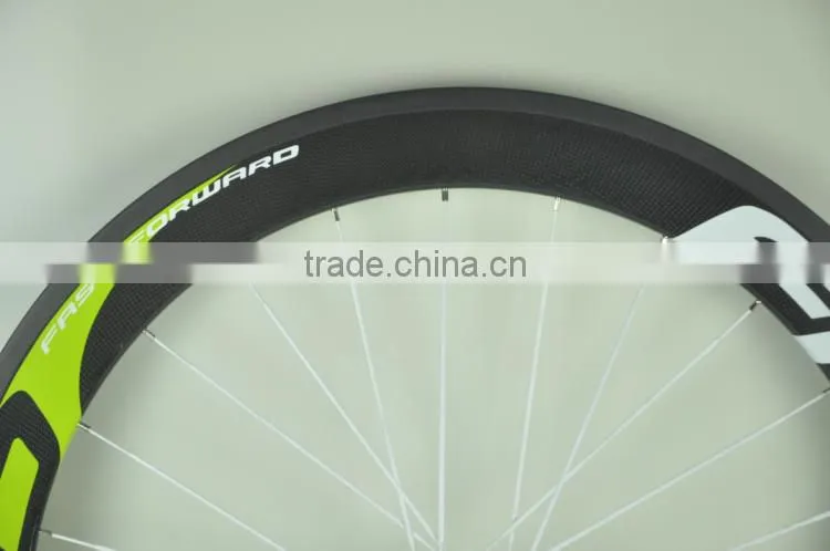 50mm FFWD carbon fiber usd aluminum alloy road bicycle wheels for sale,700c white carbon road bike wheels for 4x4