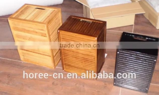 hot selling 100% bamboo square household storage basket