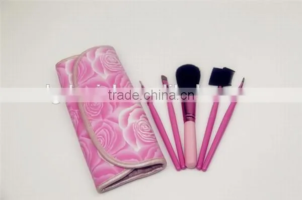 High quality 9pcs discount makeup brush kits,Black cosmetic brush set with bag free sample