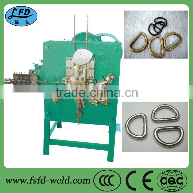 metal belt buckle D ring shape bending machine