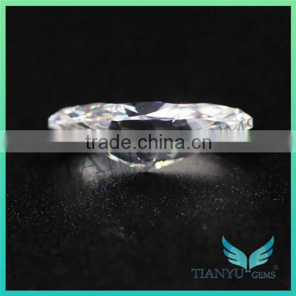 Hot Sale Free Samples Synthetic CZ Stone Wholesale 6*12 White Heat Marquise Cut Loose Cubic Zirconia Price