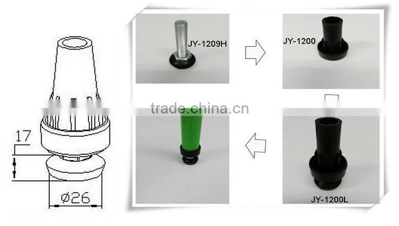 JY-1200L|Plastic cap chair foot|chair leg inserts|table leg inserts
