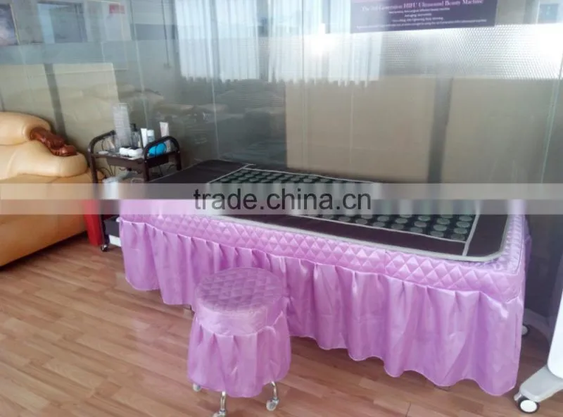 Factory direct hot selling far infrared sauna jade pad heating massage bed S-118