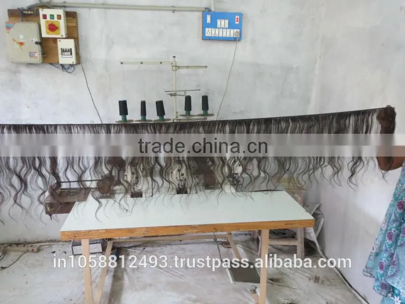 Cheap Price Good Quality Original Indian Hair 16" inch Natural Black Human Hair Exporters In Chennai