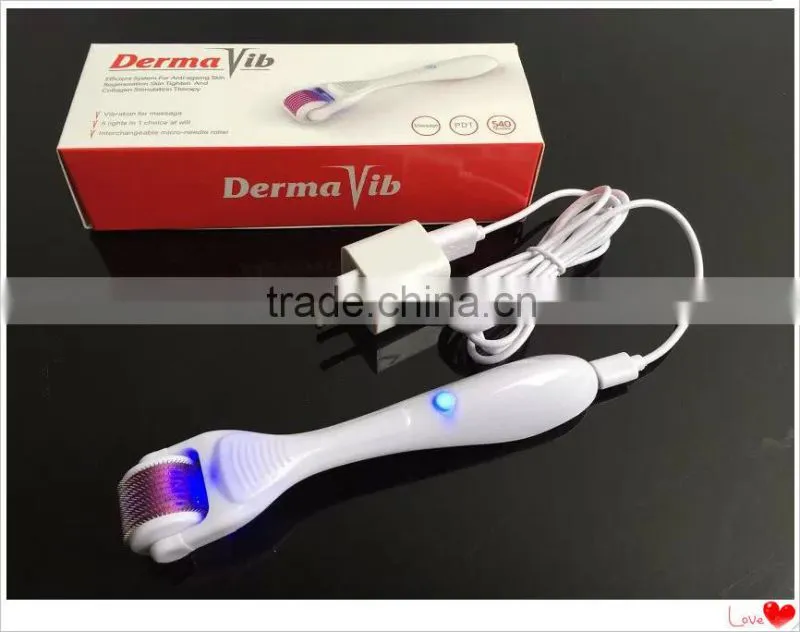GTO New Arrival LED Derma Roller For Skin Rejuvenation