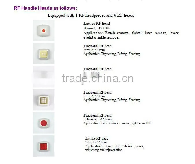 2015 Ce RF skin rejuvenation micro fractional RF machine for home use skin care