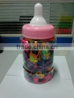 Small Sprots car in feeding bottle