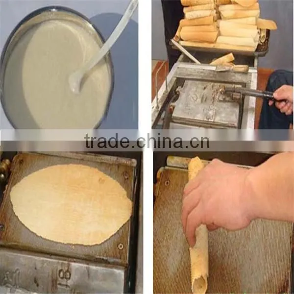 2014 hot sale and high efficiency Crispy biscuit roll making machine