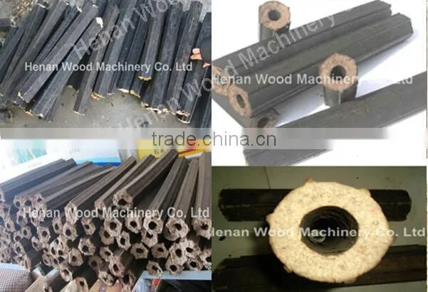 High calorific value coconut shell briquette machine