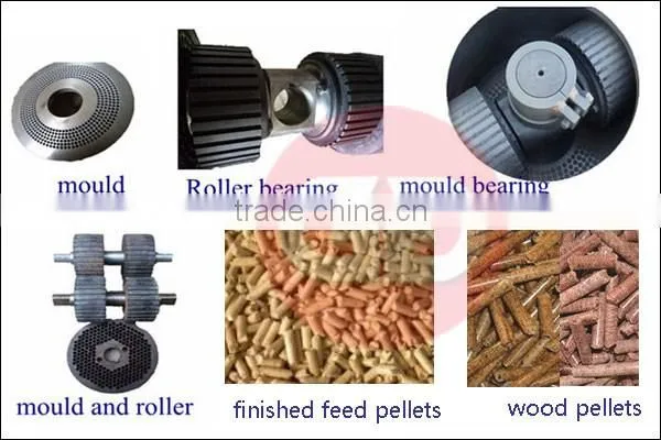 Portable wood pellet mill small diesel wood pellet press for sale