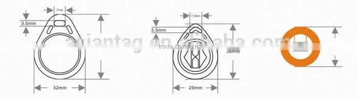 EM4100 High Quality RFID keychain/tag/keyfob