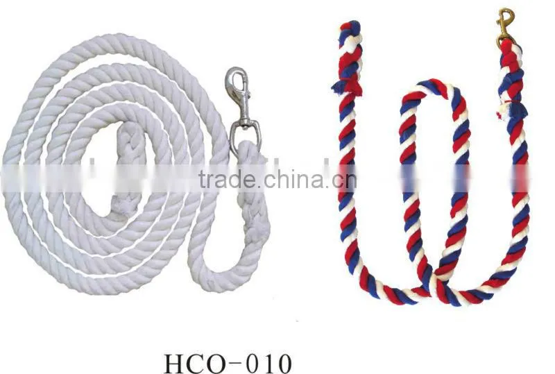 Three stranded nylon rope lead with NP snap