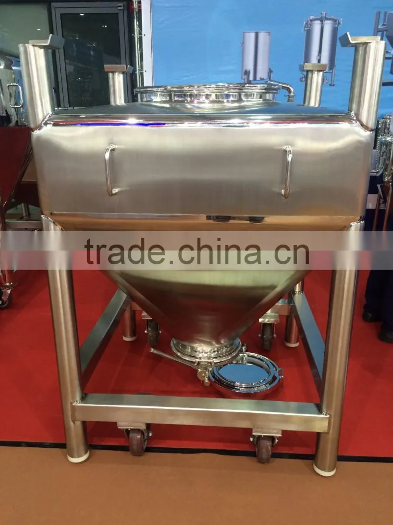 Stainless steel pharmaceutical IBC tank for mixing