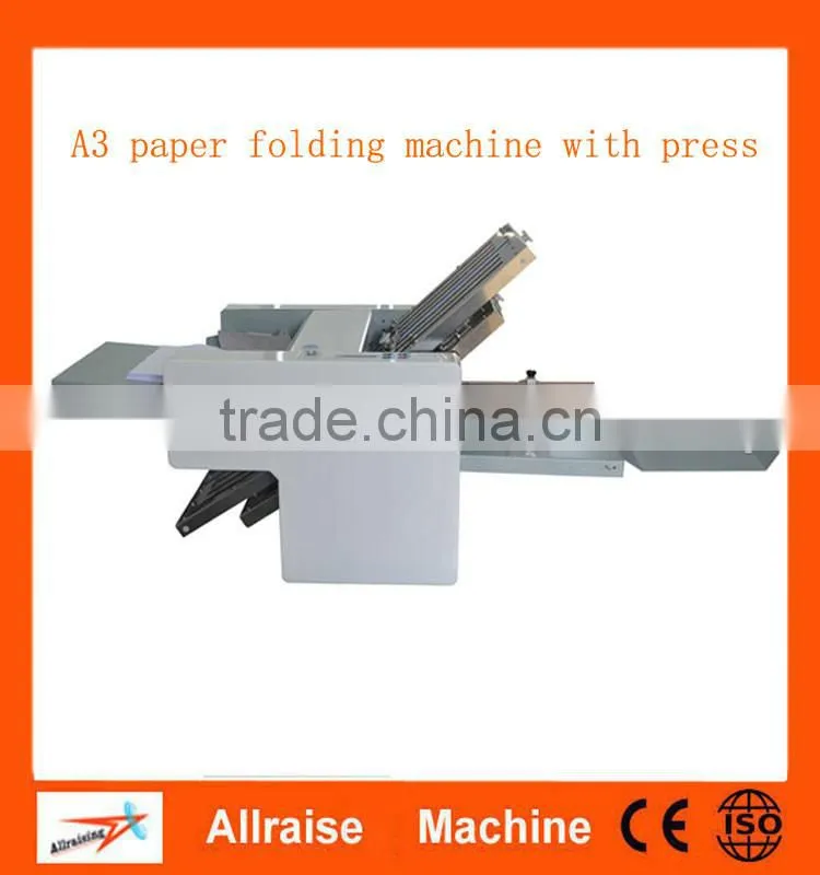 High speed paper folding machine, Automatic A3 folding machine , W type card folder