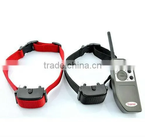 1000M Rechargeable Remote Electronic Large Dog Training Collar for 2 Pet Trainer