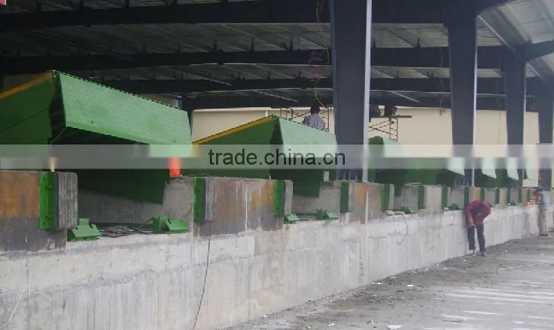 Warehouse Stage Using Static Dock Ramp